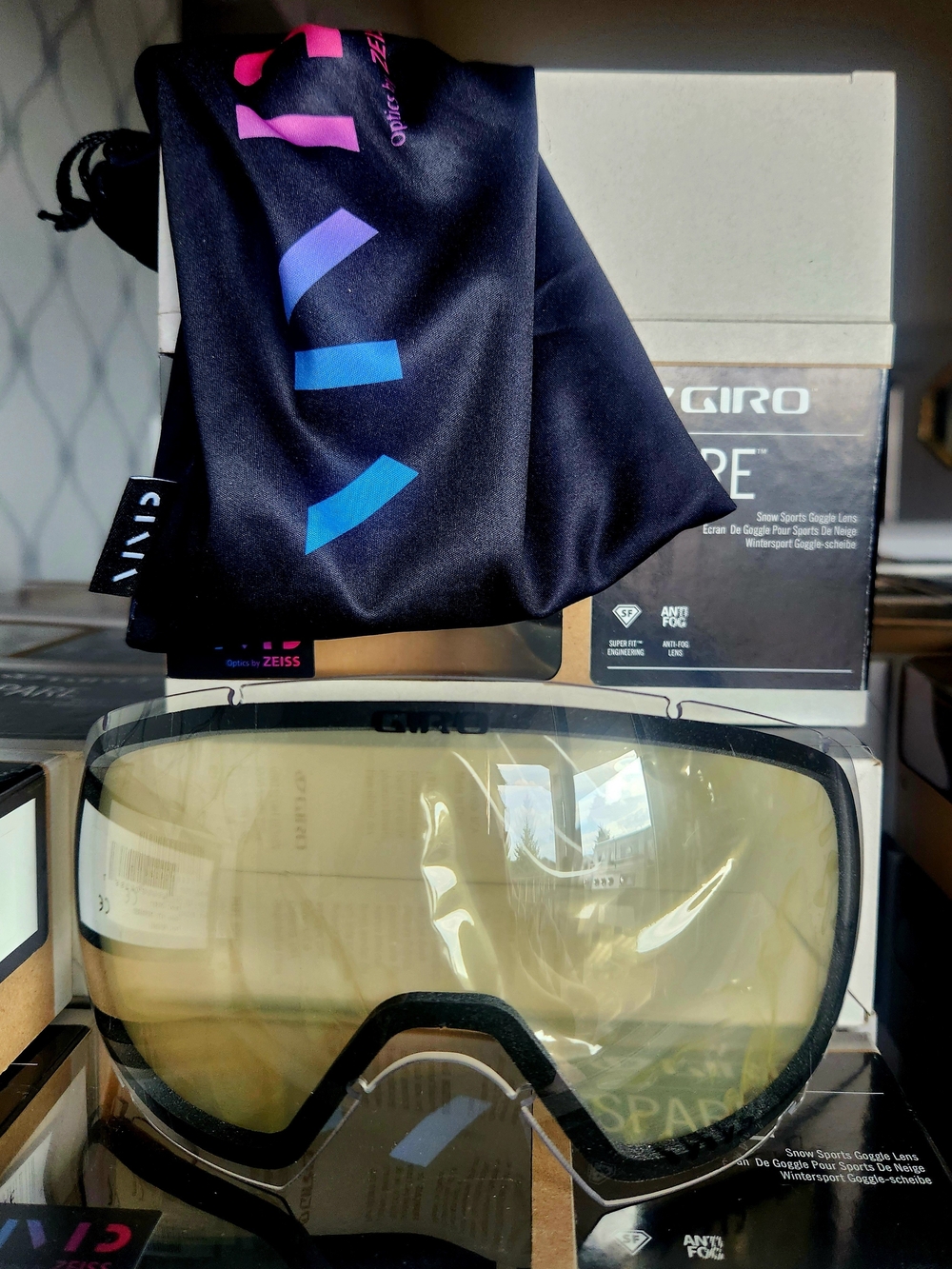 Giro Goggle Replacement Lenses Optics by Zeiss Clear